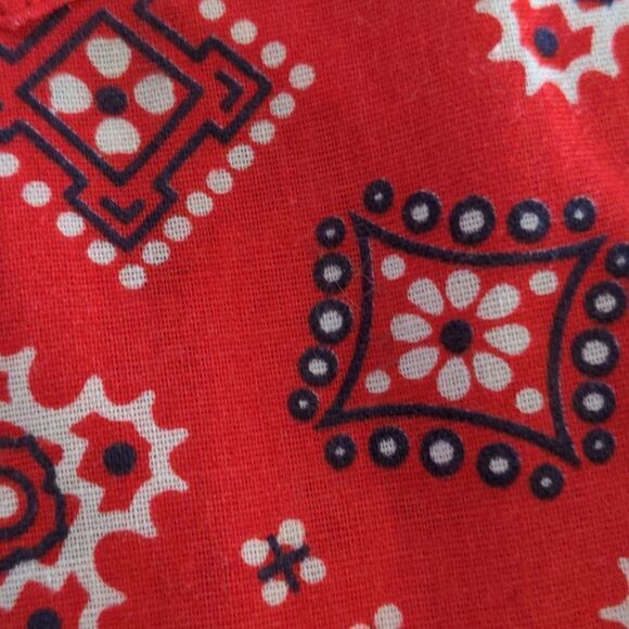 Healthtex vintage red paisley print top size 3T‎ - Picture 5 of 6
